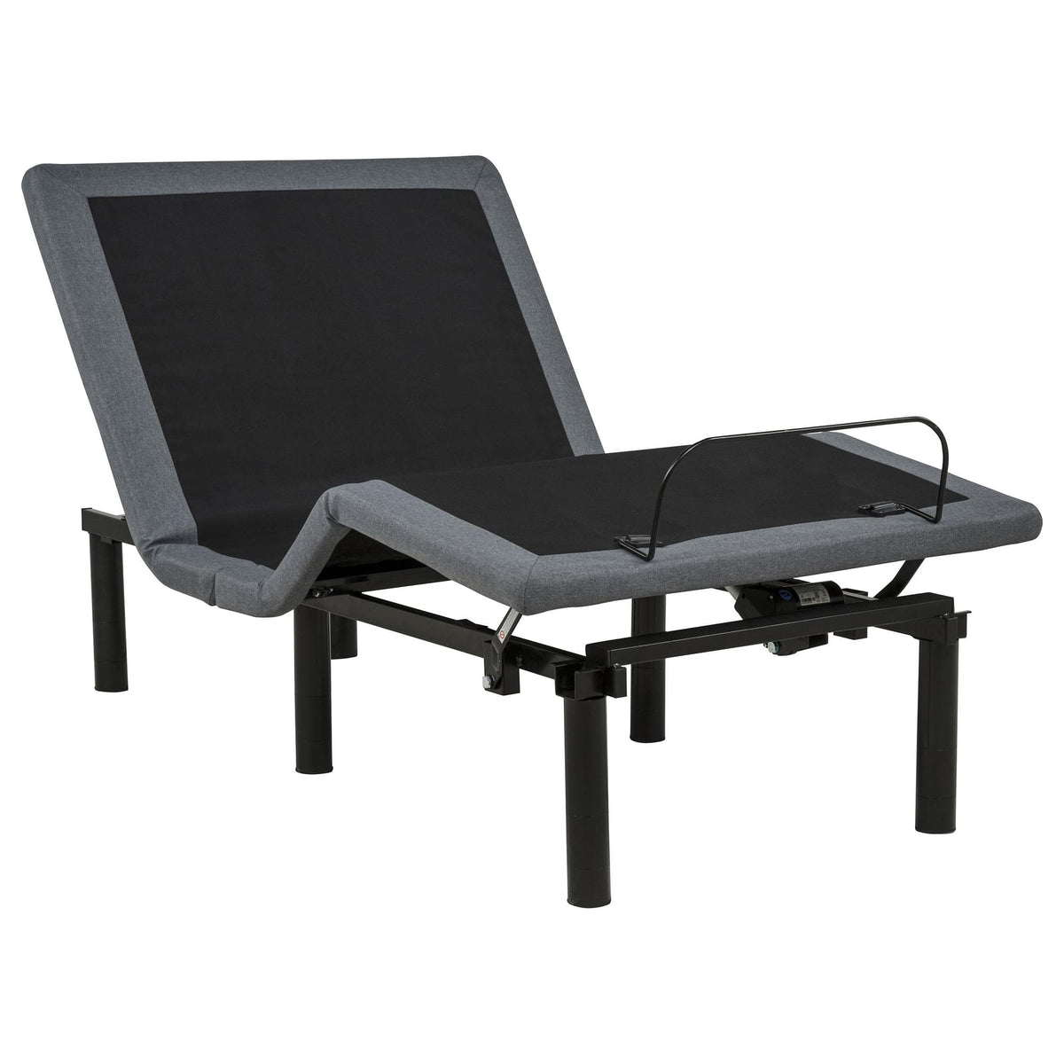 Tasca Twin Dual-Motor Adjustable Bed Base in Black — product view
