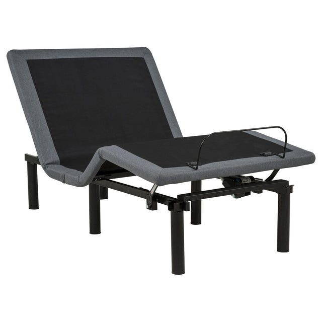 Tasca Twin Dual-Motor Adjustable Bed Base in Black — product view