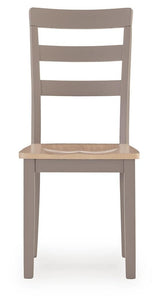 Harperfeld Natural/Gray Dining Chair — front view