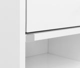 Fabre 1-Drawer Extendable Top Nightstand White High Gloss — product image 9