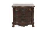 Deryn Park Cherry Modern Sleek Traditional Solid Hardwood Sleigh Bedroom Set - Ella Furniture