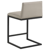 Vardon Genuine Leather Tan Counter Height Chair Set of 2 — product image 6