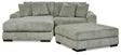 Lindyn Fog 2-Piece Sectional with Ottoman — product image 2