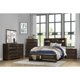 Chesky Queen Platform Bed full view in bedroom setting
