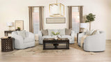 Rainn Boucle Upholstered Sloped Arm Sofa Latte — product image 13