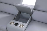 Picasso Light Blue 7-Piece 3 Power Reclining Sectional