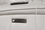 Armless power recliner with headrest