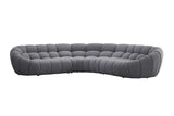 Bubbles Gray Sectional