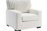 main view of Tarra Ivory Fabric Living Room Set furniture