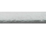 Rabbit Silver rug showing 5x7 size in room setting