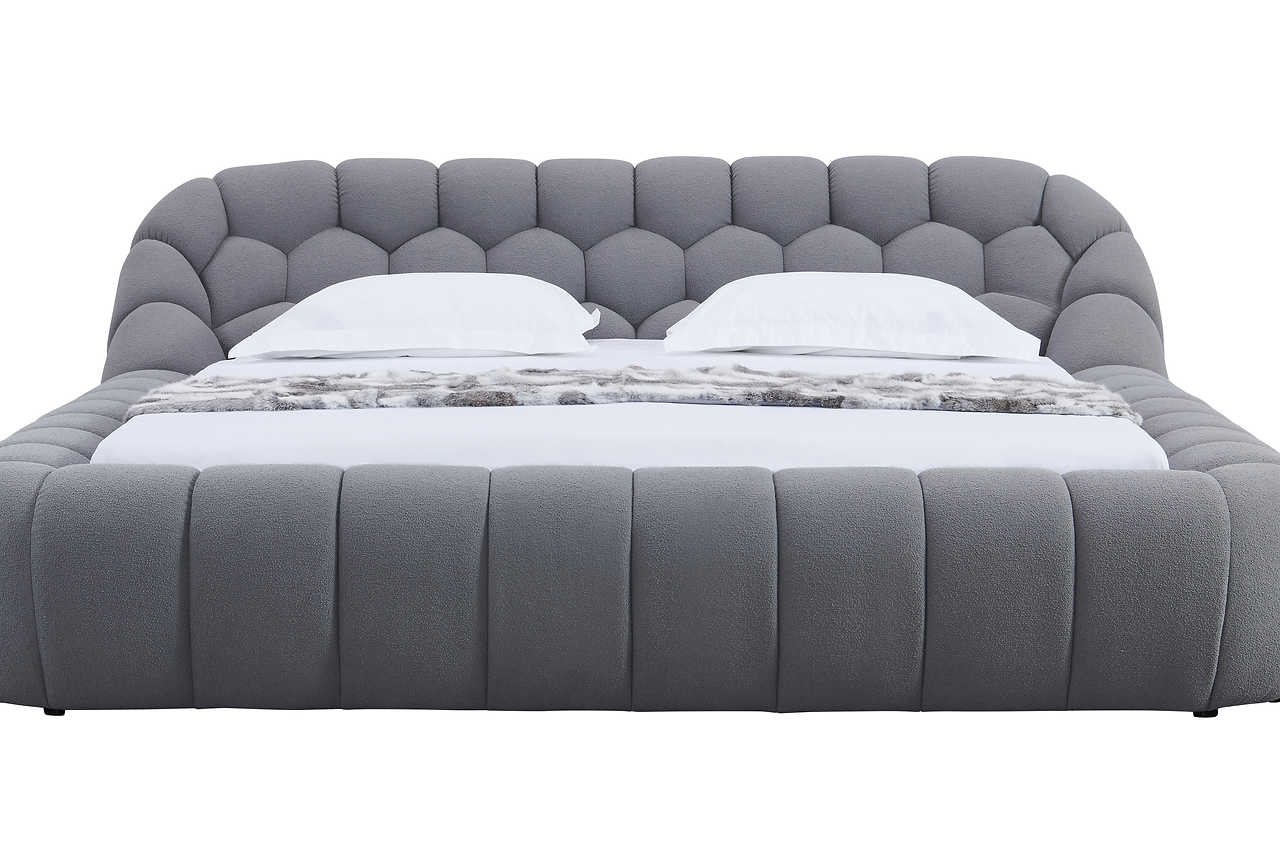 Bubbles queen bed side profile