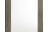 bedroom view of River Light Gray Bookcase Platform Bedroom Set bed