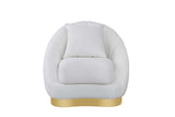Olena Ivory Living Room Set seating area detail