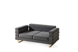 Side angle of Luma Grey Living Room Set
