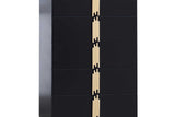 Evon Nightstand with bedroom set background
