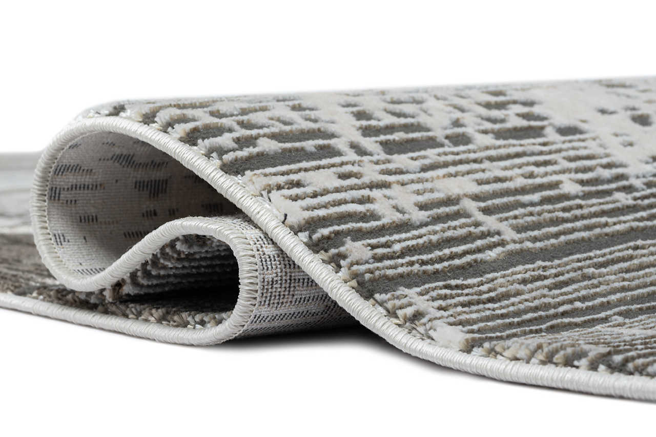 Close-up detail of Boutique Espresso rug texture and pattern