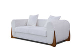 Stylus Ivory Living Room Set frontal seating