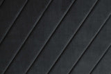 Mio black velvet queen bed showing side panel
