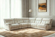 Starlight Sand reclining sectional front view