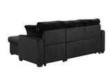 main view of Nori sectional sofa showing sectional layout