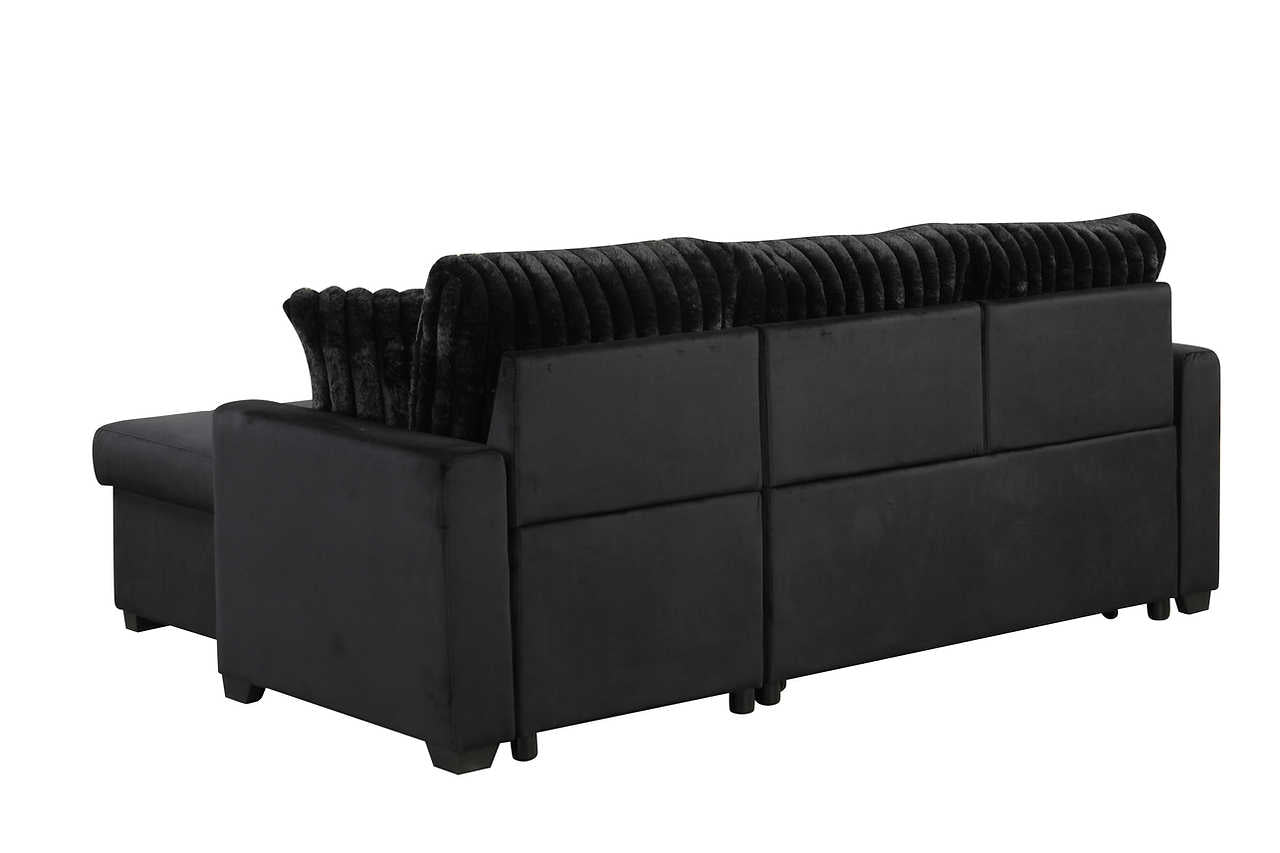 main view of Nori sectional sofa showing sectional layout