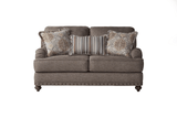 Phineas Driftwood Upholstered Accent Chair rear view