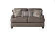 Phineas Driftwood Fabric Loveseat front view
