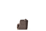 Elit Brown Chair angled corner view