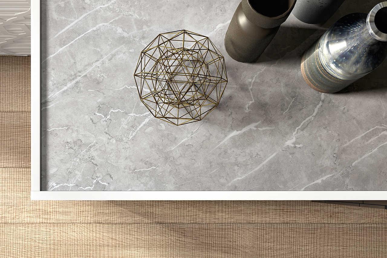 Mara White Modern Traditional Contemporary High Gloss Marble Top Solid Wood Chest - Ella Furniture