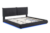 Zima King Bed headboard with LED lighting detail