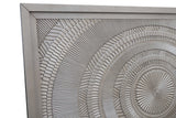 bedroom view of Miramar Gray Panel Bedroom Set bed