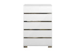 White glossy surface with reflections on Dream Collection furniture