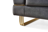 Luma Grey Armchair lounge setting