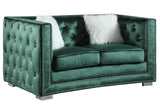 Alternate main view of Paris Green Velvet Living Room Set