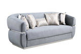 Carmela Grey Velvet Living Room Set alternate main view