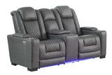 Storage console with wireless charger and USB ports