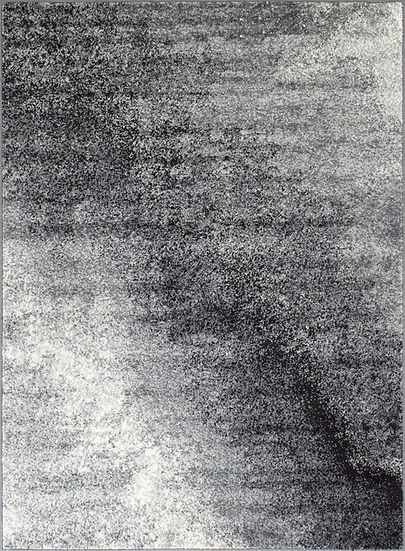 Ibiza Grey 5x7 Area Rug flat lay with grey color and subtle pattern