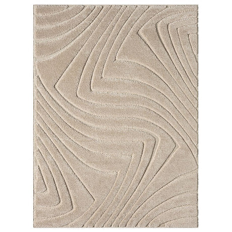 Skyler S620 Champaign medium area rug, front view