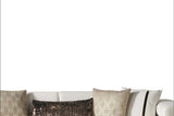 Luma Off White Living Room Set loveseat full side view