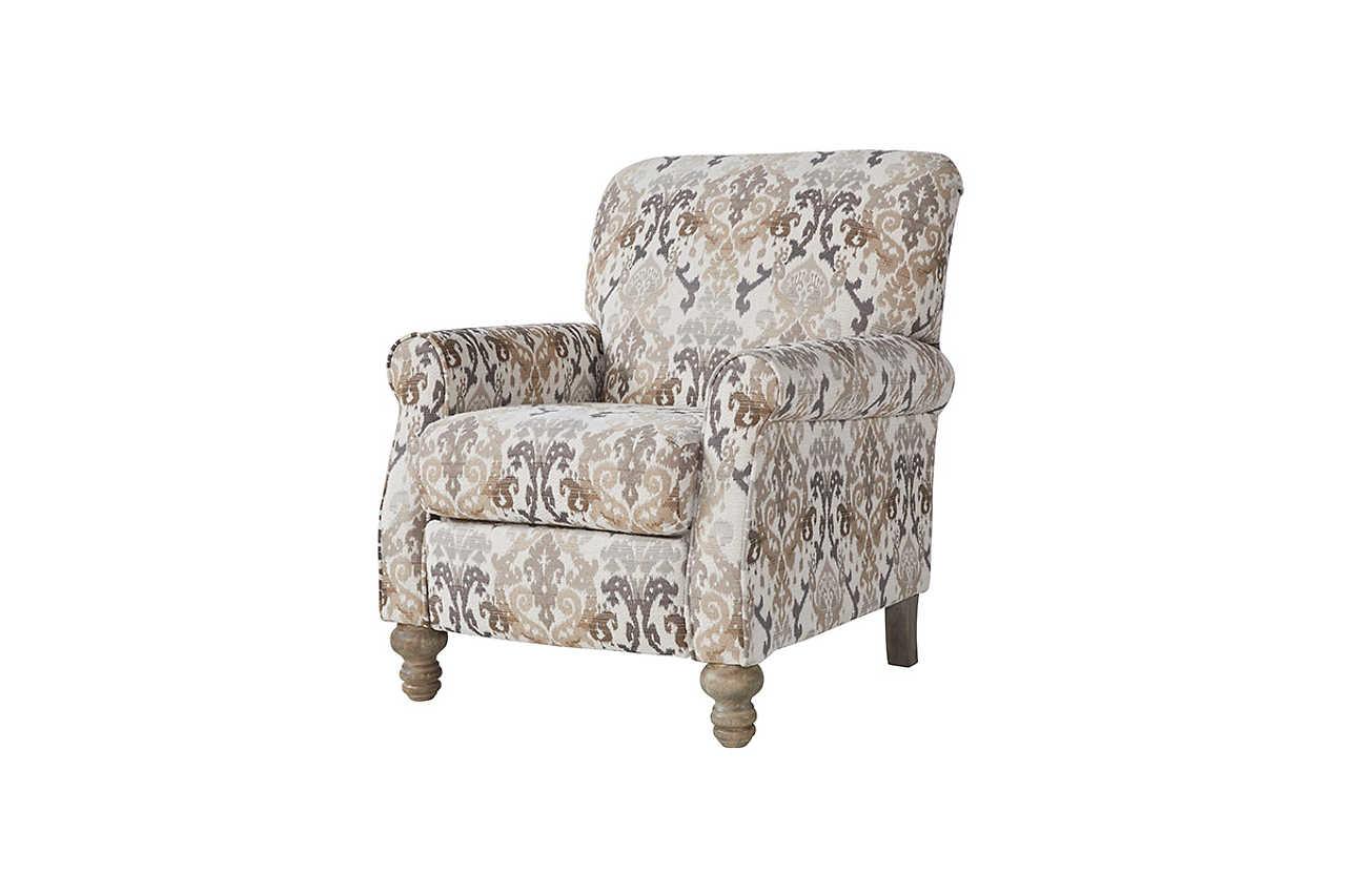 Sandstone Oyster Beige Upholstered Accent Chair front angle