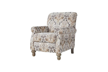 Sandstone Oyster Beige Upholstered Accent Chair front angle