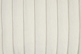 Close-up fabric detail of Nori beige upholstered sectional sofa