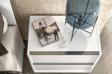 Bedroom setting featuring Luna White Panel Bedroom Set