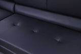 Magic Black PU LED Speaker Sectional