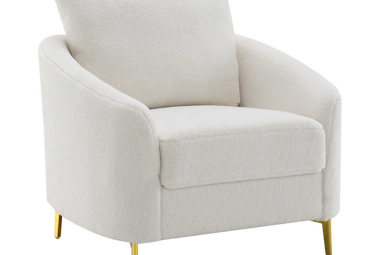 main view of Lila White Living Room Set furniture