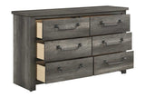 Bedroom view of Amelia Brown Storage Platform Bedroom Set bed