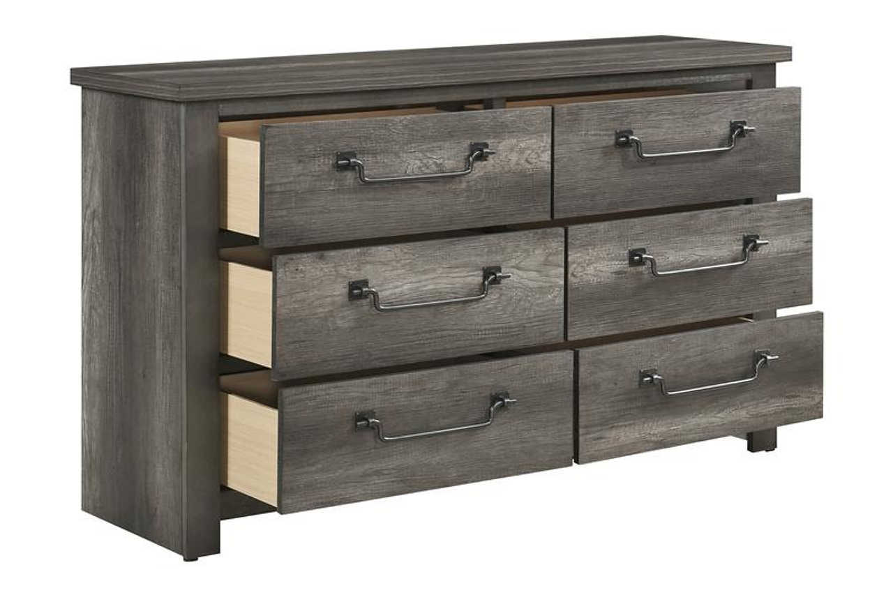 Bedroom view of Amelia Brown Storage Platform Bedroom Set bed