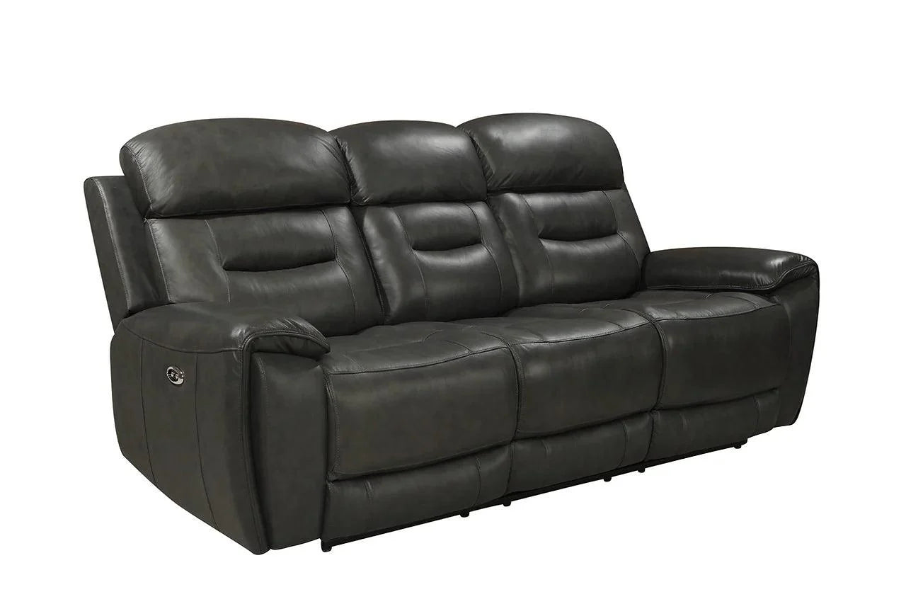 Side profile of reclining sofa with adjustable headrest