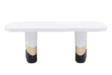 Room view of Orion dining set with lighting