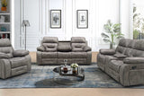 Jenny grey recliner chair side view